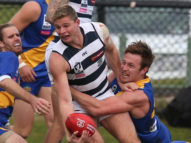 Nathan Vardy has played nine games in the VFL this year. Picture: David Crosling