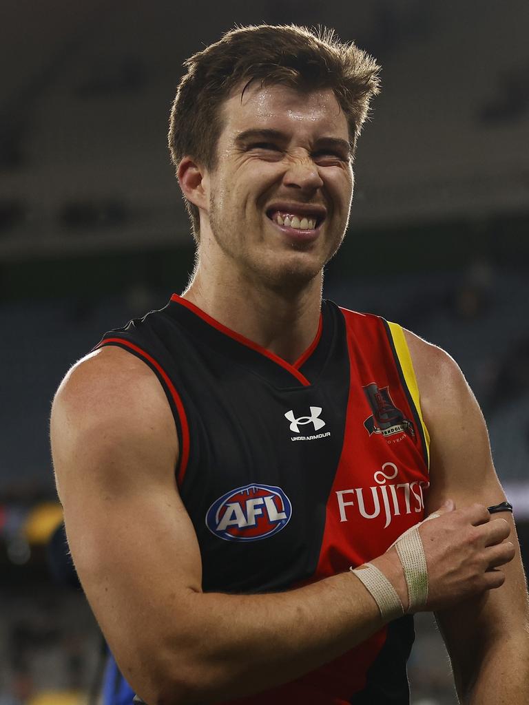 Merrett has replaced Dyson Heppell as captain.