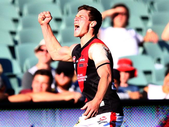 West Adelaide’s Jonathon Beech booted 36 goals in the SANFL in 2015. Picture: Sarah Reed