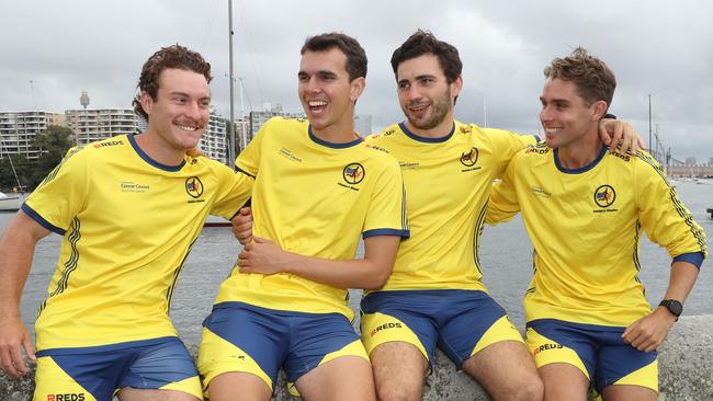 The group say they are nervous ahead of their marathon commencement on February 18th. Picture: John Grainger