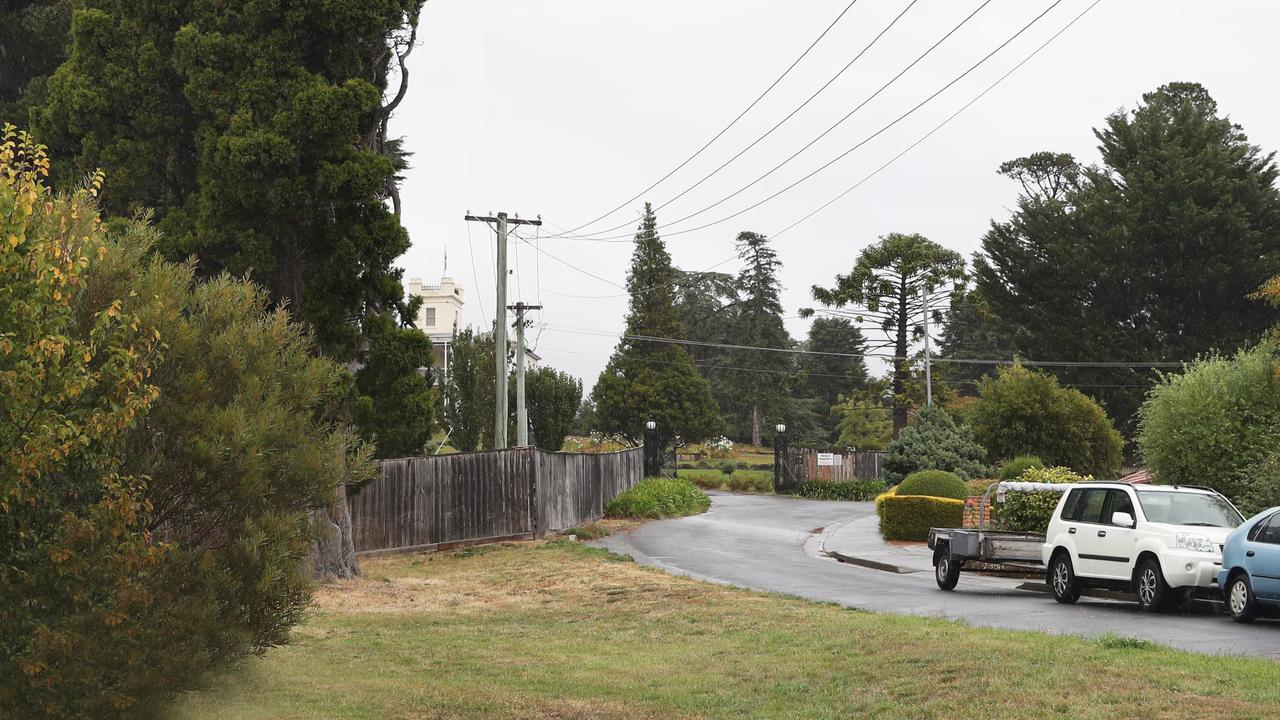 The site of the proposed McDonald's store. Concerned residents and people who work in the area in relation to the plan for a 24 hour McDonald's drive through on the corner of Main Road and Lady Clark Ave in Claremont. Picture: Nikki Davis-Jones