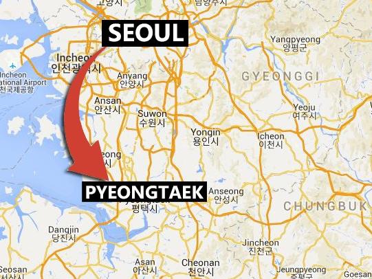 Camp Humphreys has moved from Seoul to Pyeongtaek.