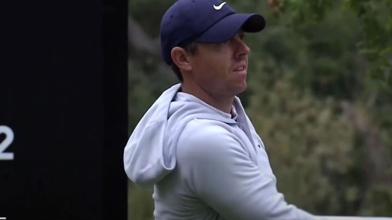 Rory McIlroy’s hoodie is causing a stir.