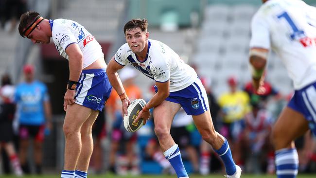 Flanagan reveals it was Bulldogs coach Cameron Ciraldo who made the call to switch the struggling half to hooker, where he thrived in NSW cup. Picture: NRL Photos