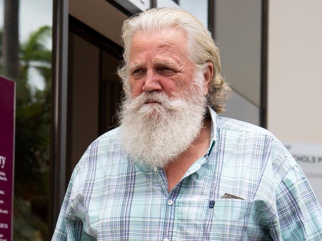 Darwin contractor Craig Williams outside the Darwin Local Court where he stands charged with industrial manslaughter over the death of a construction worker in April 2020. Picture: Pema Tamang Pakhrin