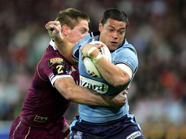 Newcastle Knights and Blues great Timana Tahu. Picture: Brett Costello