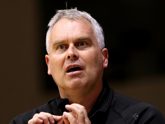 Sydney coach Shane Heal won’t be cheering for the Canberra Capitals in the WNBL finals after the club were involved in a cheating scandal with the Flames. Picture: Brendon Thorne/Getty Images