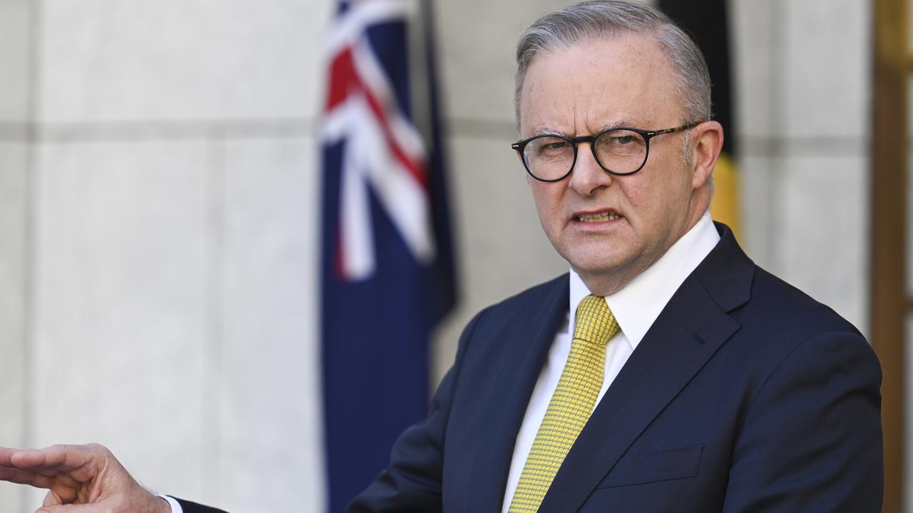 Prime Minister Anthony Albanese says Australians are ‘being taken for a ride by the supermarkets.’ Picture: NewsWire / Martin Ollman