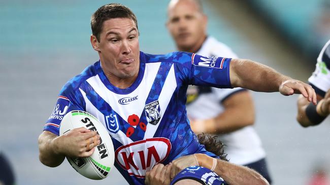 Jackson is the Bulldogs longest serving player. AAP Image/Brendon Thorne.