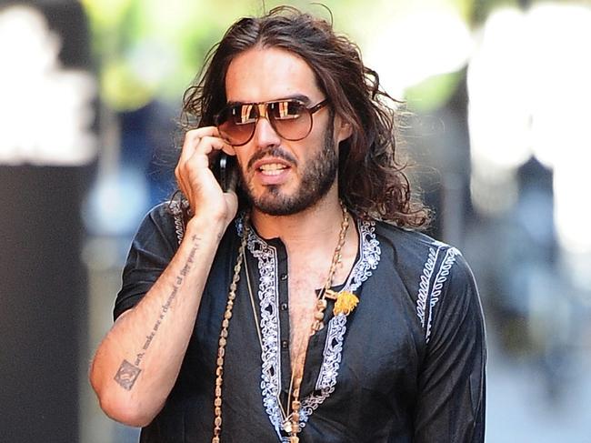 NEW YORK, NY - SEPTEMBER 19: Russell Brand is seen in Soho on September 19, 2013 in New York City. (Photo by Alo Ceballos/FilmMagic)