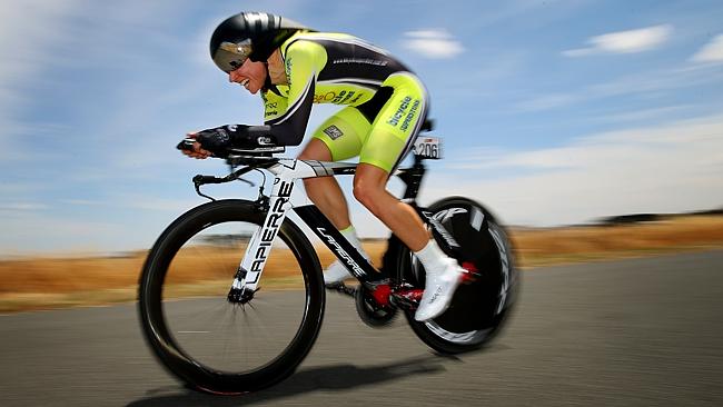 Felicity Wardlaw won the Women's Elite Time Trial on Wednesday. Picture: Colle...