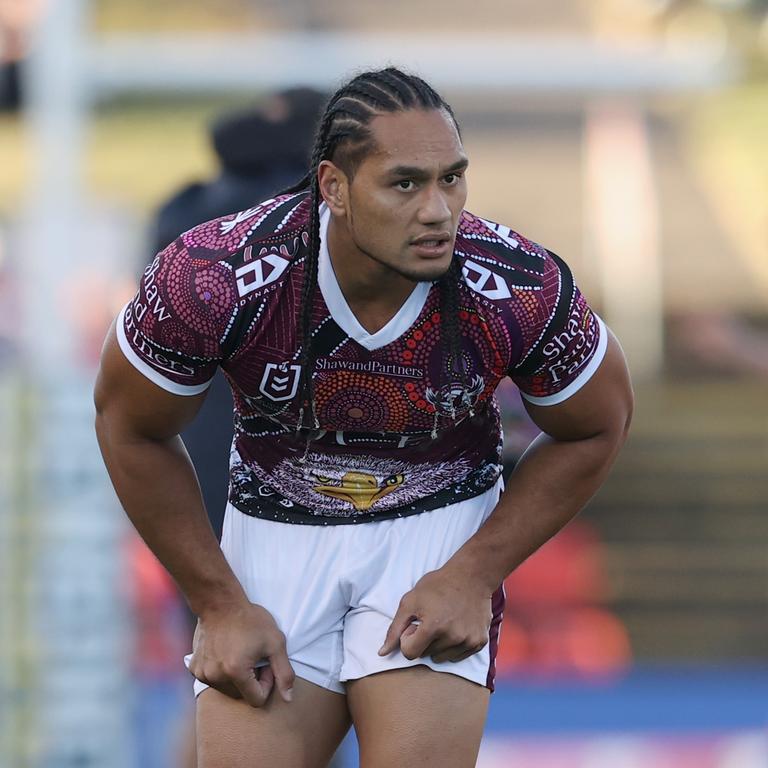 Martin Taupau is expected to leave the Sea Eagles. Picture: Ashley Feder/Getty Images