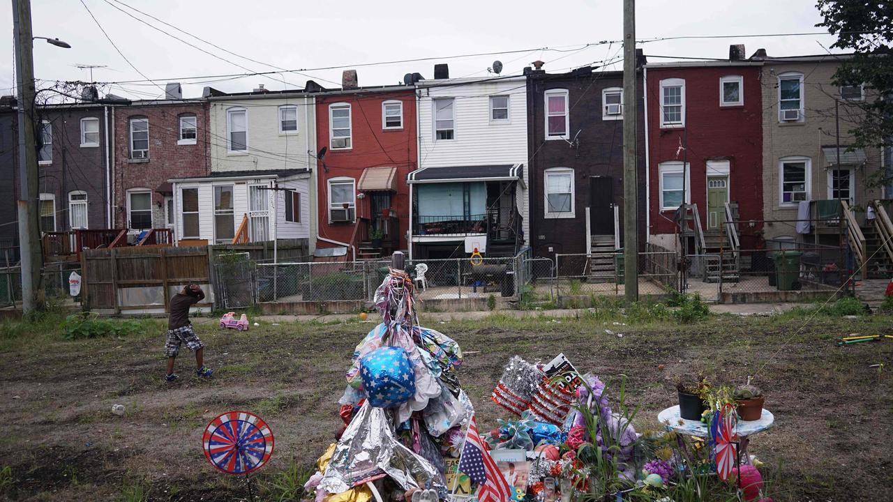 In 2016 violent crime in Baltimore was up 22 per cent and murders up 78 per cent, according to Attorney General Jeff Sessions. Picture: Mandel Ngan