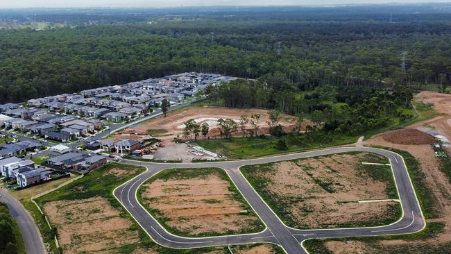 Housing in Sydney’s western suburbs. Picture: Jenny Evans/Getty Images