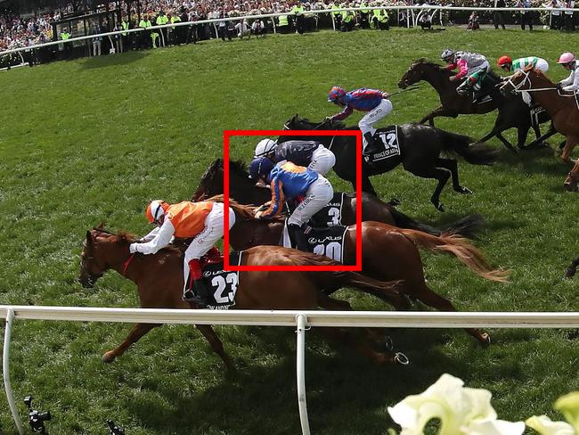 Frankie Dettori and Wayne Lordan come shoulder to shoulder.