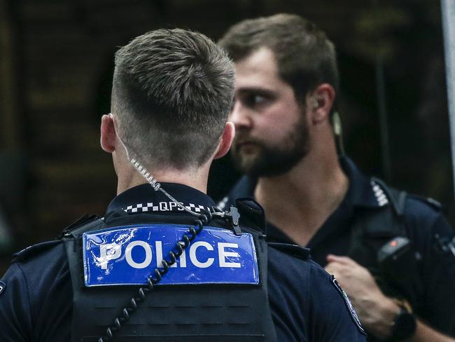 BRISBANE, AUSTRALIA - NewsWire Photos - JANUARY 17, 2025:  A generic photo of Queensland Police in Brisbanes CBD.Picture: NewsWire / Glenn Campbell