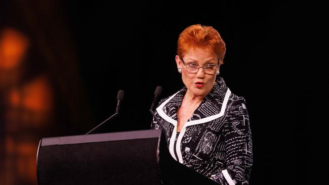 One Nation federal leader Pauline Hanson has denied the allegations and welcomed an investigation. Picture: NCA NewsWire / David Swift