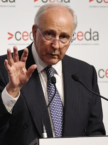 Former prime minister Paul Keating.