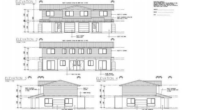 Exterior plans for the St George Street unit complex. Photo: SDRC
