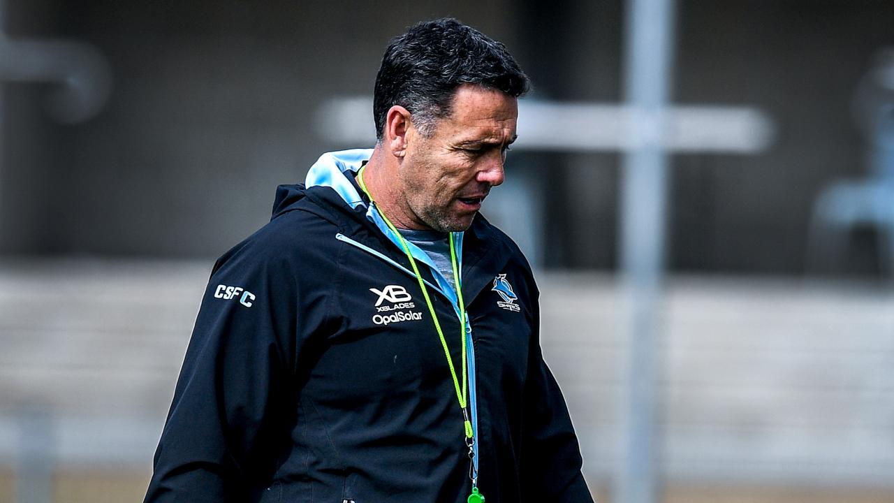 Shane Flanagan has resigned as Sharks head coach effective immediately. (AAP Image/Brendan Esposito) 