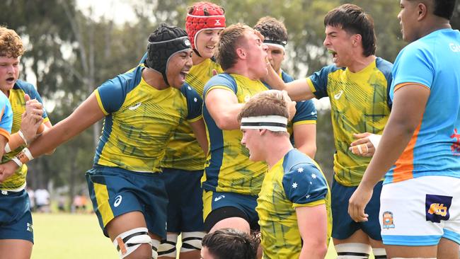 Hard work pays off for the Australians. Pictures: Rugby Australia