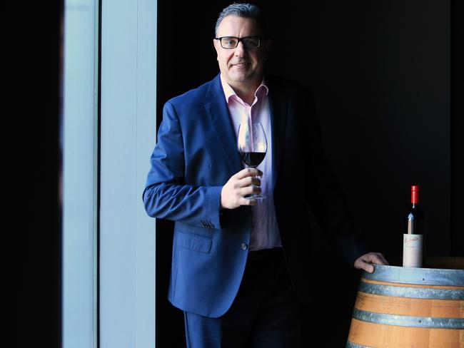 3/08/20 Treasury Wine Estates CEO Tim Ford ahead of the the annual release of the Penfolds vintage. Aaron Francis/The Australian