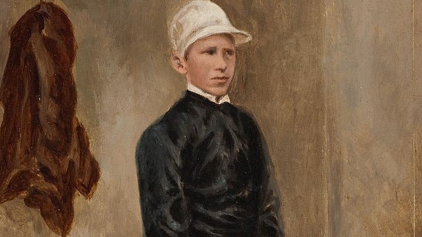 Painting of Peter St Albans by Fred Woodhouse c.1877. Picture: Victoria Racing Club Collection.