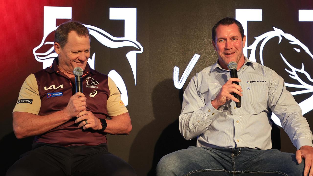 The Battle luncheon where Brisbane coach Kevin Walters and Kristian Woolf, Redcliffe’s assistant coach, entertained guests. Picture: Adam Head