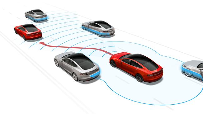 Tesla Autopilot only works on relatively straight roads with clear markings, like highways.