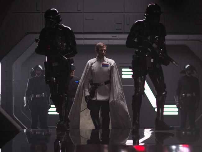 Director Krennic, played by Ben Mendelsohn, in a scene from Rogue One: A Star Wars Story. Picture: Lucasfilm Entertainment