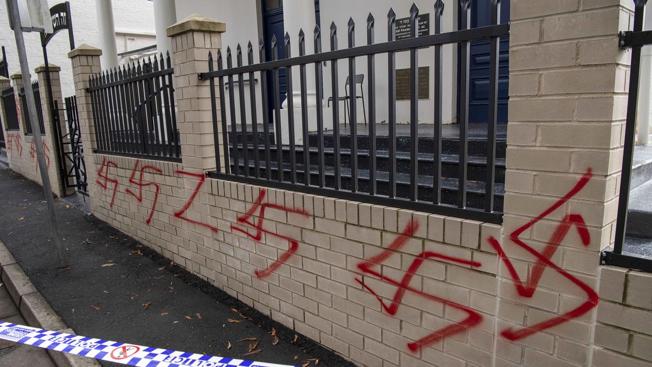 It continued a trend of anti-Semitic attacks in Australia. Picture: NewsWire / Simon Bullard.