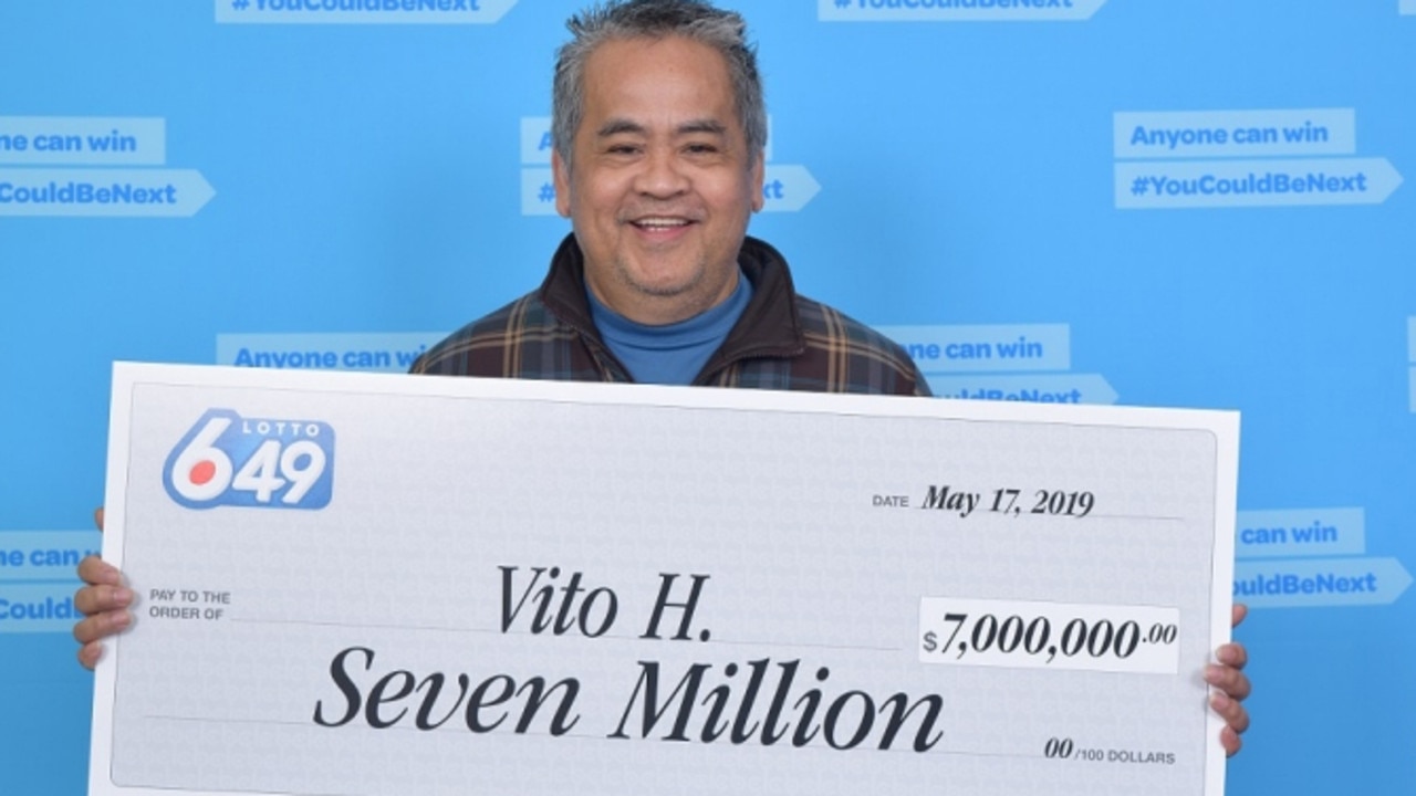 Vito Halasan says he will give some of his winnings to his family. Picture: BCLC