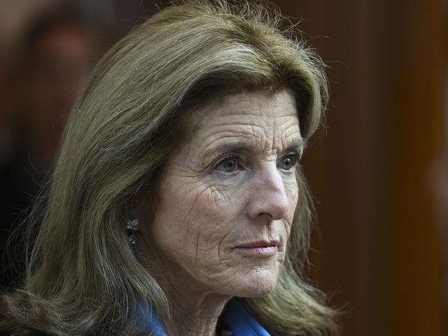 CANBERRA, AUSTRALIA, NewsWire Photos. AUGUST 10, 2023: US Ambassador Caroline Kennedy at the unveiling of the Official portrait of former Prime Minister Hon DR Kevin Rudd at Parliament House in Canberra. Picture: NCA NewsWire / Martin Ollman