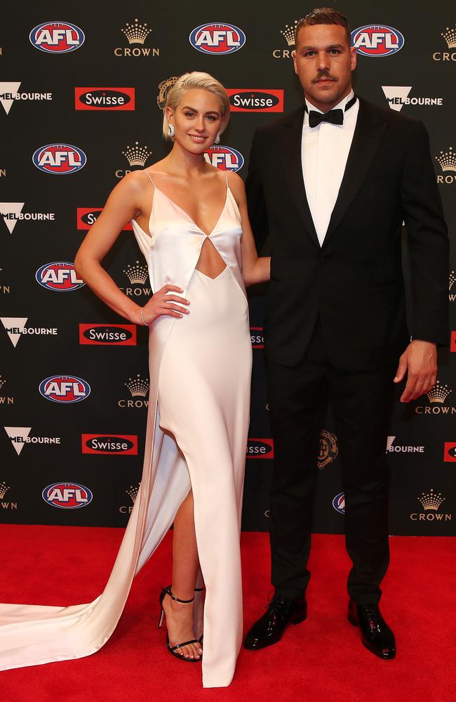 Jesinta with AFL star and husband Lance ‘Buddy’ Franklin. Picture: Supplied