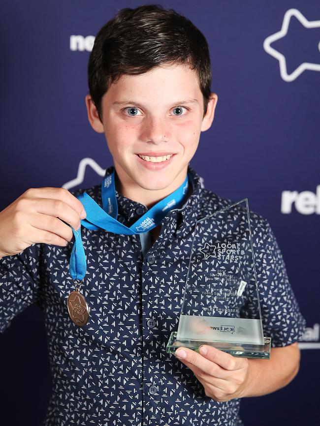 Riley Brundsen was named overall Young Sporting Spirit winner. Picture: Danny Aarons