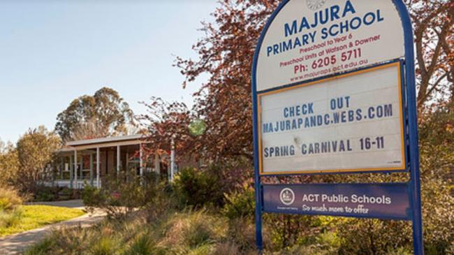 Police are investigating a suspicious fire at Majura Primary School.