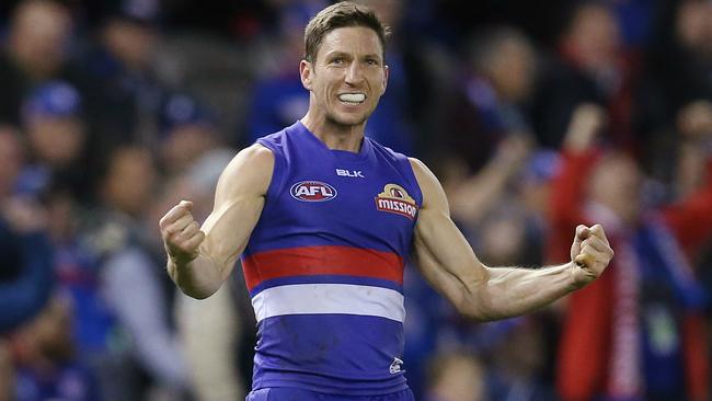 Matthew Boyd will play on with the Bulldogs next year. Picture: Michael Klein