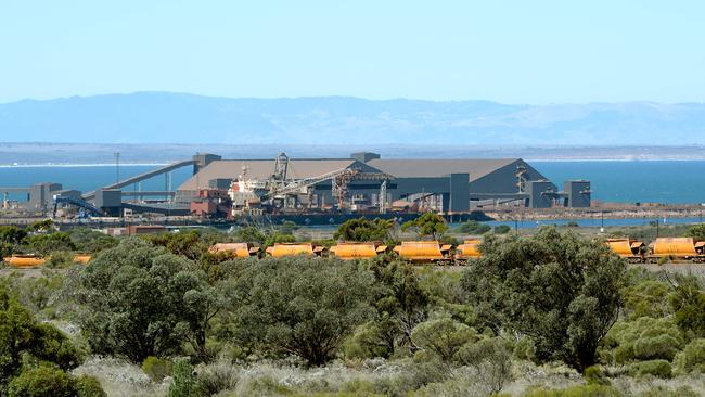 Whyalla’s Arrium steelworks. Picture: Campbell Brodie.