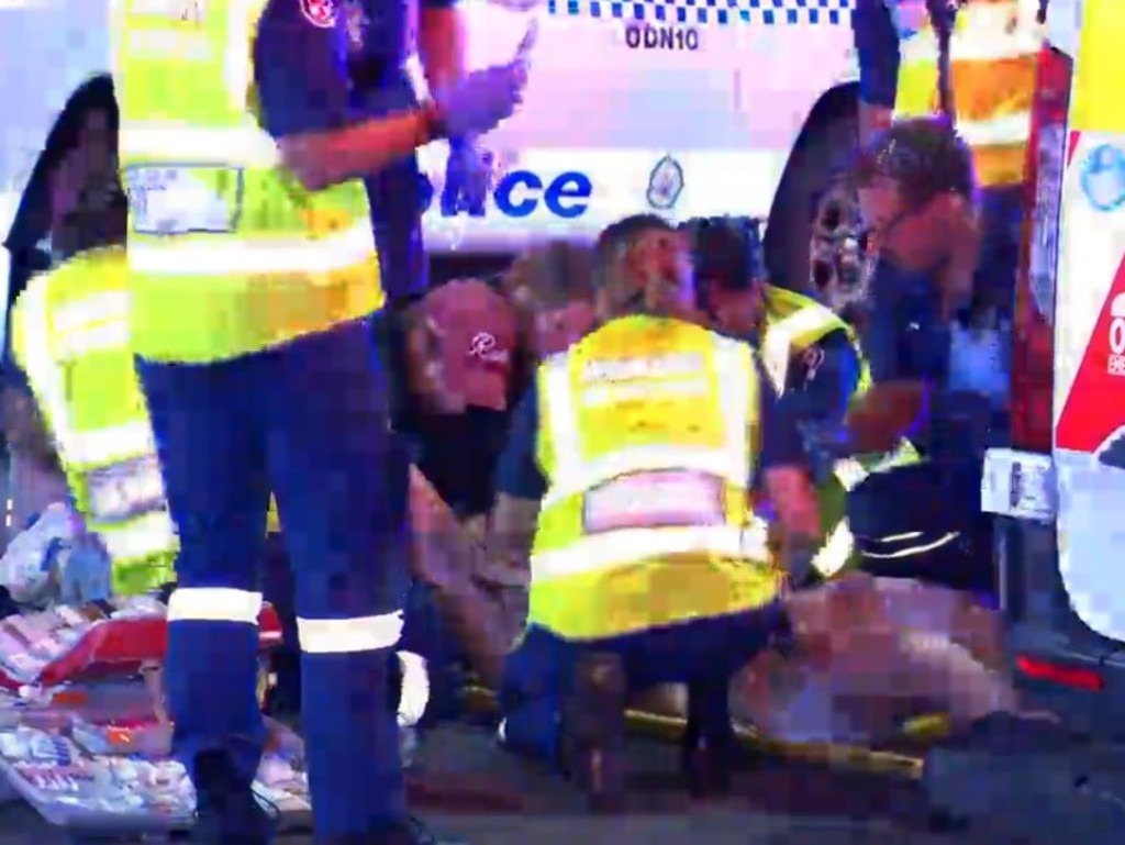 He was taken to Royal Prince Alfred Hospital in a critical condition. Picture: OnScene Bondi