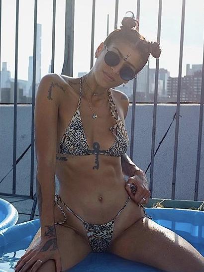 Ranin Karim who had a five month affair with now sacked Hillsong Pastor Carl Lentz. Picture: Instagram