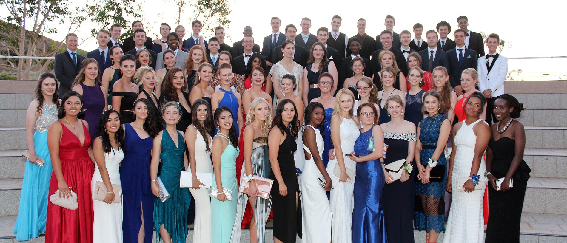 The Class of 2015 at the St Philip’s College formal at the Alice Springs Convention Centre. Picture: NT NEWS