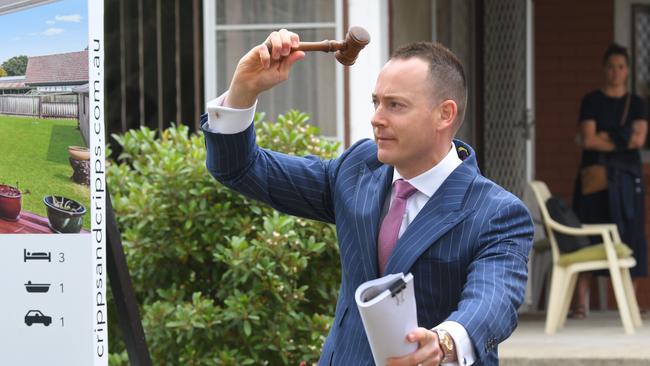 Avenue auctions director Andrew Cooley said would-be sellers were hanging on the outcome of the next rate decision. Pic: Simon Bullard.