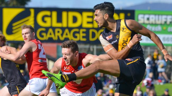 LIVELY: Terry Milera returns for the Tigers in the reserves. Picture: Brenton Edwards/AAP