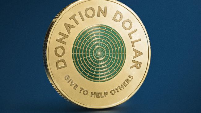 The Donation Dollar is designed to be donated to a charity of your choice. Picture: Handout via NCA NewsWire