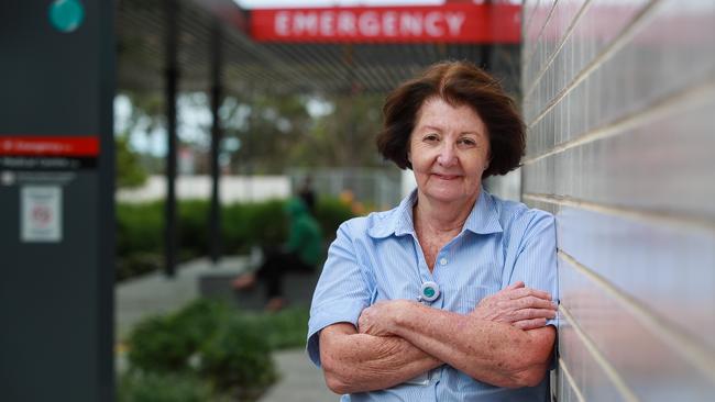 Vicki Foxton who is a infection control co-ordinator, at Northern Beaches Hospital, today. Picture: Justin Lloyd