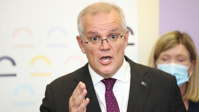 Scott Morrison has warned that Labor’s decision to abolish temporary protection visas will weaken border security. Picture: Jason Edwards