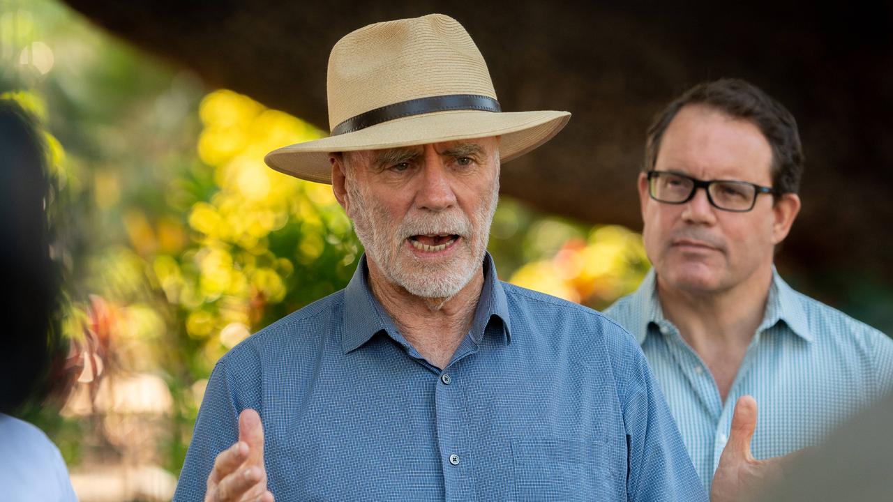 Hon Warren Snowdon MP (left) is retiring at the next election, while Mr Albanese has spoken highly of Luke Gosling (right). Picture: Che Chorley