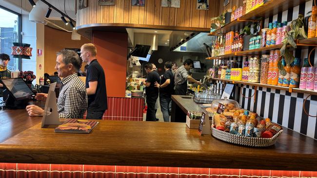 The new kitchen and server space of the Launceston Nando's. Picture: Alison Foletta