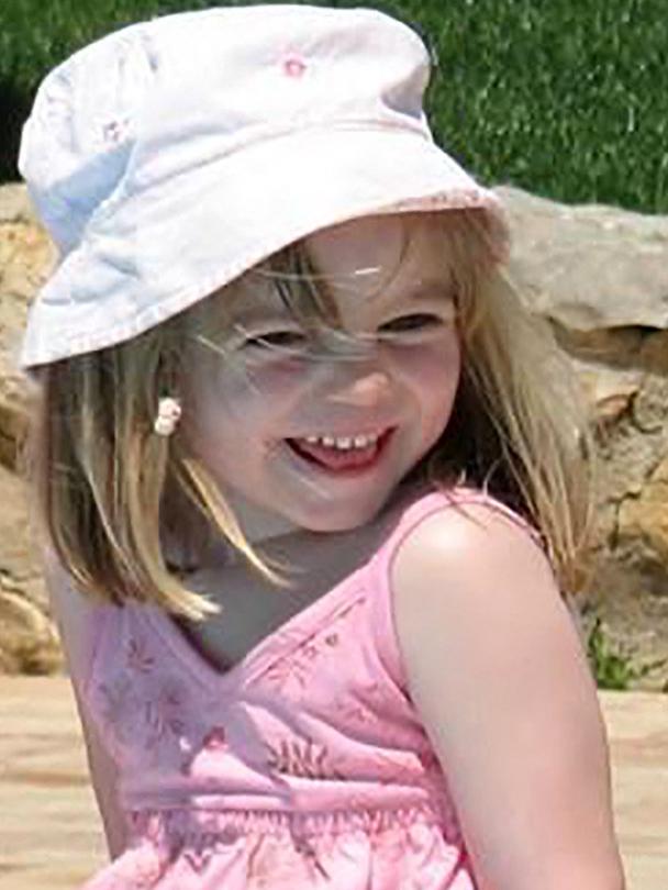 Madeleine McCann was almost four when she disappeared in 2007. Picture: AFP