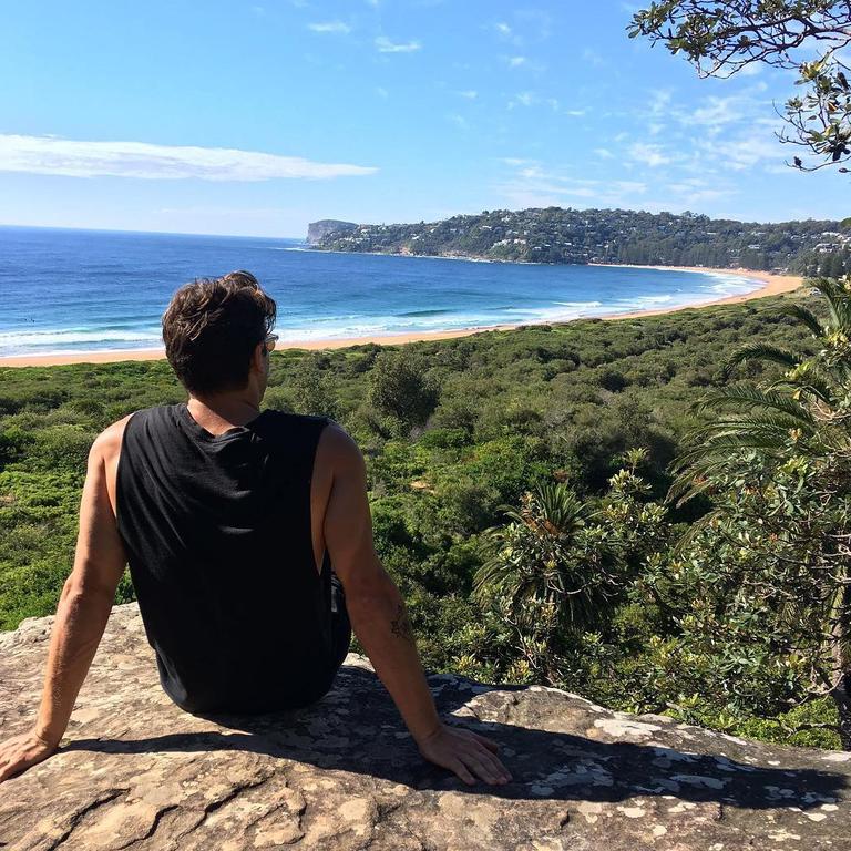 Matty Johnson at Palm Beach Lighthouse ...”And this is why I don’t miss living in London this time of year.” Picture: @matthewdavidjohnson/Instagram